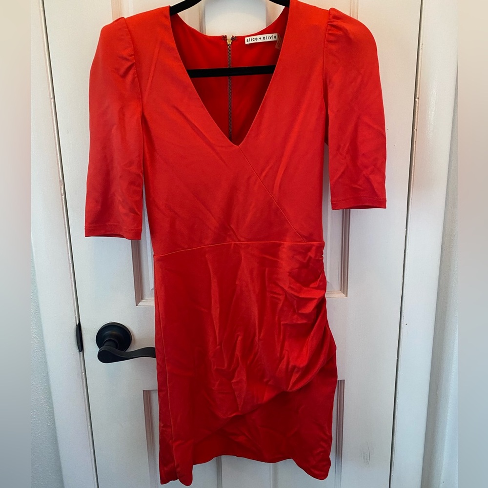 COPY - Alice and Olivia Ruched Mini Dress